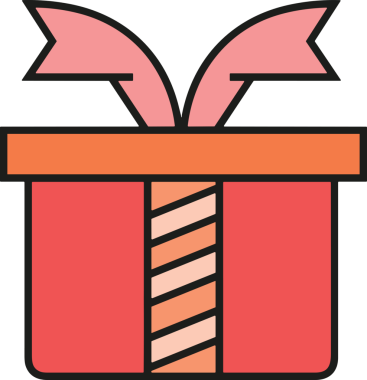Hediye Kutusu Simgesi Simgesi PNG Yüksek Çözünürlük Şeffaf Arkaplan Vektörü İllüstrasyonu Doğum Günü Yıldönümü Yıldönümü Hediye Paketi Düz Tasarım Dijital Sanat Grafik İndirmesi