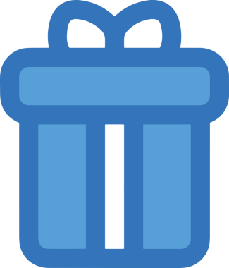 Hediye Kutusu Simgesi Simgesi PNG Yüksek Çözünürlük Şeffaf Arkaplan Vektörü İllüstrasyonu Doğum Günü Yıldönümü Yıldönümü Hediye Paketi Düz Tasarım Dijital Sanat Grafik İndirmesi