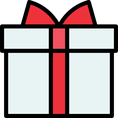 Hediye Kutusu Simgesi Simgesi PNG Yüksek Çözünürlük Şeffaf Arkaplan Vektörü İllüstrasyonu Doğum Günü Yıldönümü Yıldönümü Hediye Paketi Düz Tasarım Dijital Sanat Grafik İndirmesi