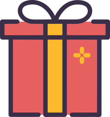Hediye Kutusu Simgesi Simgesi PNG Yüksek Çözünürlük Şeffaf Arkaplan Vektörü İllüstrasyonu Doğum Günü Yıldönümü Yıldönümü Hediye Paketi Düz Tasarım Dijital Sanat Grafik İndirmesi
