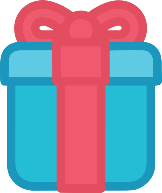 Hediye Kutusu Simgesi Simgesi PNG Yüksek Çözünürlük Şeffaf Arkaplan Vektörü İllüstrasyonu Doğum Günü Yıldönümü Yıldönümü Hediye Paketi Düz Tasarım Dijital Sanat Grafik İndirmesi