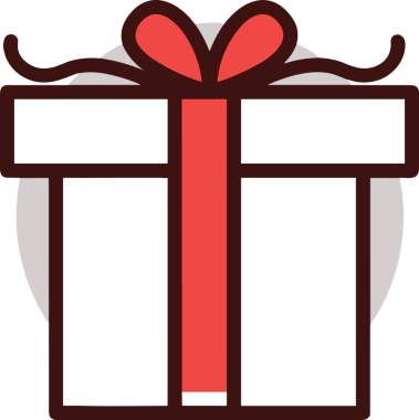 Hediye Kutusu Simgesi Simgesi PNG Yüksek Çözünürlük Şeffaf Arkaplan Vektörü İllüstrasyonu Doğum Günü Yıldönümü Yıldönümü Hediye Paketi Düz Tasarım Dijital Sanat Grafik İndirmesi