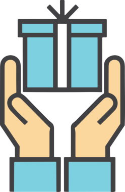 Hediye Kutusu Simgesi Simgesi PNG Yüksek Çözünürlük Şeffaf Arkaplan Vektörü İllüstrasyonu Doğum Günü Yıldönümü Yıldönümü Hediye Paketi Düz Tasarım Dijital Sanat Grafik İndirmesi