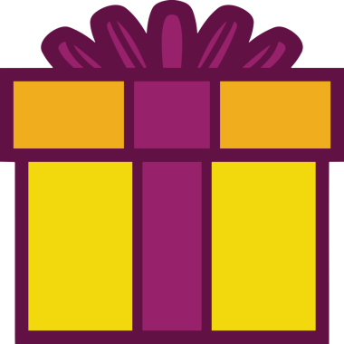 Hediye Kutusu Simgesi Simgesi PNG Yüksek Çözünürlük Şeffaf Arkaplan Vektörü İllüstrasyonu Doğum Günü Yıldönümü Yıldönümü Hediye Paketi Düz Tasarım Dijital Sanat Grafik İndirmesi