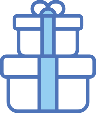 Hediye Kutusu Simgesi Simgesi PNG Yüksek Çözünürlük Şeffaf Arkaplan Vektörü İllüstrasyonu Doğum Günü Yıldönümü Yıldönümü Hediye Paketi Düz Tasarım Dijital Sanat Grafik İndirmesi
