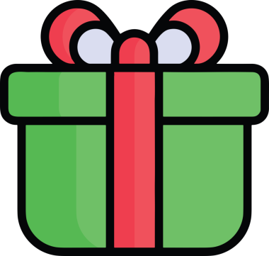 Hediye Kutusu Simgesi Simgesi PNG Yüksek Çözünürlük Şeffaf Arkaplan Vektörü İllüstrasyonu Doğum Günü Yıldönümü Yıldönümü Hediye Paketi Düz Tasarım Dijital Sanat Grafik İndirmesi