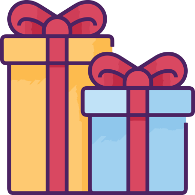 Hediye Kutusu Simgesi Simgesi PNG Yüksek Çözünürlük Şeffaf Arkaplan Vektörü İllüstrasyonu Doğum Günü Yıldönümü Yıldönümü Hediye Paketi Düz Tasarım Dijital Sanat Grafik İndirmesi