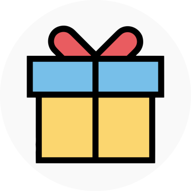 Hediye Kutusu Simgesi Simgesi PNG Yüksek Çözünürlük Şeffaf Arkaplan Vektörü İllüstrasyonu Doğum Günü Yıldönümü Yıldönümü Hediye Paketi Düz Tasarım Dijital Sanat Grafik İndirmesi