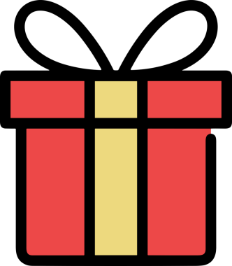 Hediye Kutusu Simgesi Simgesi PNG Yüksek Çözünürlük Şeffaf Arkaplan Vektörü İllüstrasyonu Doğum Günü Yıldönümü Yıldönümü Hediye Paketi Düz Tasarım Dijital Sanat Grafik İndirmesi