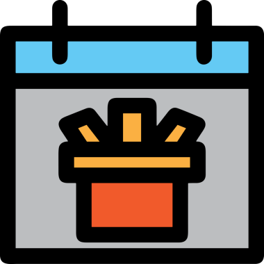 Hediye Kutusu Simgesi Simgesi PNG Yüksek Çözünürlük Şeffaf Arkaplan Vektörü İllüstrasyonu Doğum Günü Yıldönümü Yıldönümü Hediye Paketi Düz Tasarım Dijital Sanat Grafik İndirmesi