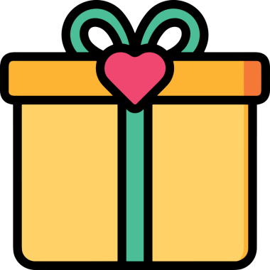 Hediye Kutusu Simgesi Simgesi PNG Yüksek Çözünürlük Şeffaf Arkaplan Vektörü İllüstrasyonu Doğum Günü Yıldönümü Yıldönümü Hediye Paketi Düz Tasarım Dijital Sanat Grafik İndirmesi