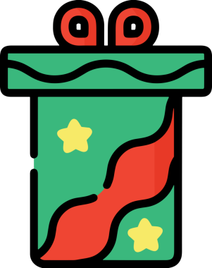 Hediye Kutusu Simgesi Simgesi PNG Yüksek Çözünürlük Şeffaf Arkaplan Vektörü İllüstrasyonu Doğum Günü Yıldönümü Yıldönümü Hediye Paketi Düz Tasarım Dijital Sanat Grafik İndirmesi