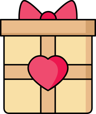 Hediye Kutusu Simgesi Simgesi PNG Yüksek Çözünürlük Şeffaf Arkaplan Vektörü İllüstrasyonu Doğum Günü Yıldönümü Yıldönümü Hediye Paketi Düz Tasarım Dijital Sanat Grafik İndirmesi