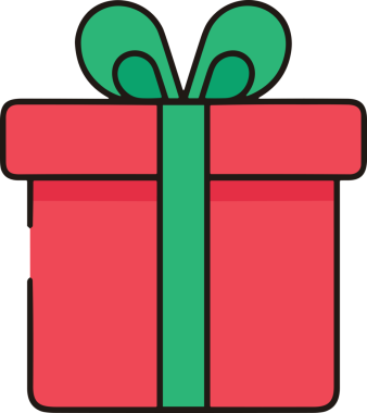 Hediye Kutusu Simgesi Simgesi PNG Yüksek Çözünürlük Şeffaf Arkaplan Vektörü İllüstrasyonu Doğum Günü Yıldönümü Yıldönümü Hediye Paketi Düz Tasarım Dijital Sanat Grafik İndirmesi