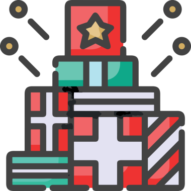 Hediye Kutusu Simgesi Simgesi PNG Yüksek Çözünürlük Şeffaf Arkaplan Vektörü İllüstrasyonu Doğum Günü Yıldönümü Yıldönümü Hediye Paketi Düz Tasarım Dijital Sanat Grafik İndirmesi