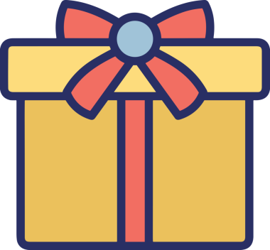 Hediye Kutusu Simgesi Simgesi PNG Yüksek Çözünürlük Şeffaf Arkaplan Vektörü İllüstrasyonu Doğum Günü Yıldönümü Yıldönümü Hediye Paketi Düz Tasarım Dijital Sanat Grafik İndirmesi