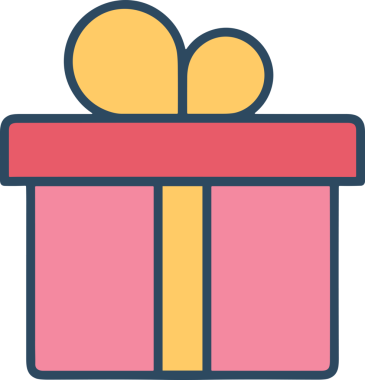 Hediye Kutusu Simgesi Simgesi PNG Yüksek Çözünürlük Şeffaf Arkaplan Vektörü İllüstrasyonu Doğum Günü Yıldönümü Yıldönümü Hediye Paketi Düz Tasarım Dijital Sanat Grafik İndirmesi