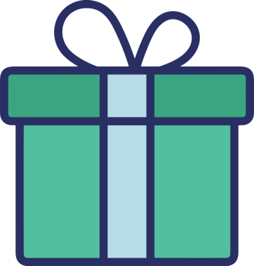 Hediye Kutusu Simgesi Simgesi PNG Yüksek Çözünürlük Şeffaf Arkaplan Vektörü İllüstrasyonu Doğum Günü Yıldönümü Yıldönümü Hediye Paketi Düz Tasarım Dijital Sanat Grafik İndirmesi