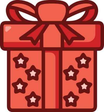 Hediye Kutusu Simgesi Simgesi PNG Yüksek Çözünürlük Şeffaf Arkaplan Vektörü İllüstrasyonu Doğum Günü Yıldönümü Yıldönümü Hediye Paketi Düz Tasarım Dijital Sanat Grafik İndirmesi