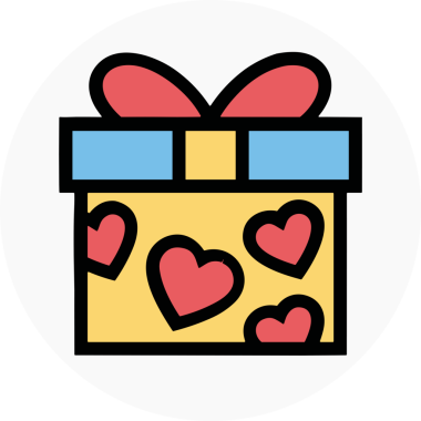 Hediye Kutusu Simgesi Simgesi PNG Yüksek Çözünürlük Şeffaf Arkaplan Vektörü İllüstrasyonu Doğum Günü Yıldönümü Yıldönümü Hediye Paketi Düz Tasarım Dijital Sanat Grafik İndirmesi