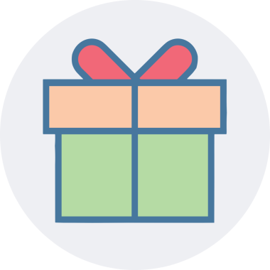 Hediye Kutusu Simgesi Simgesi PNG Yüksek Çözünürlük Şeffaf Arkaplan Vektörü İllüstrasyonu Doğum Günü Yıldönümü Yıldönümü Hediye Paketi Düz Tasarım Dijital Sanat Grafik İndirmesi