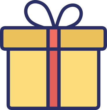 Hediye Kutusu Simgesi Simgesi PNG Yüksek Çözünürlük Şeffaf Arkaplan Vektörü İllüstrasyonu Doğum Günü Yıldönümü Yıldönümü Hediye Paketi Düz Tasarım Dijital Sanat Grafik İndirmesi