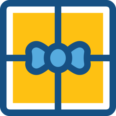 Hediye Kutusu Simgesi Simgesi PNG Yüksek Çözünürlük Şeffaf Arkaplan Vektörü İllüstrasyonu Doğum Günü Yıldönümü Yıldönümü Hediye Paketi Düz Tasarım Dijital Sanat Grafik İndirmesi