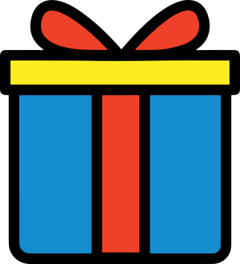 Hediye Kutusu Simgesi Simgesi PNG Yüksek Çözünürlük Şeffaf Arkaplan Vektörü İllüstrasyonu Doğum Günü Yıldönümü Yıldönümü Hediye Paketi Düz Tasarım Dijital Sanat Grafik İndirmesi