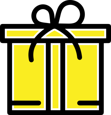 Hediye Kutusu Simgesi Simgesi PNG Yüksek Çözünürlük Şeffaf Arkaplan Vektörü İllüstrasyonu Doğum Günü Yıldönümü Yıldönümü Hediye Paketi Düz Tasarım Dijital Sanat Grafik İndirmesi