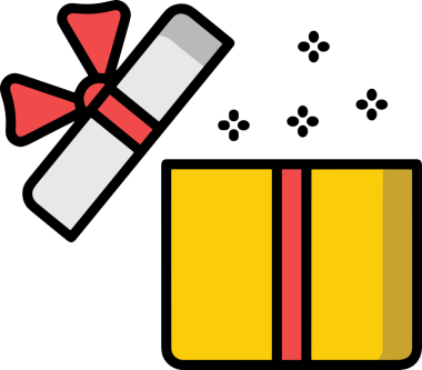 Hediye Kutusu Simgesi Simgesi PNG Yüksek Çözünürlük Şeffaf Arkaplan Vektörü İllüstrasyonu Doğum Günü Yıldönümü Yıldönümü Hediye Paketi Düz Tasarım Dijital Sanat Grafik İndirmesi