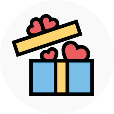 Hediye Kutusu Simgesi Simgesi PNG Yüksek Çözünürlük Şeffaf Arkaplan Vektörü İllüstrasyonu Doğum Günü Yıldönümü Yıldönümü Hediye Paketi Düz Tasarım Dijital Sanat Grafik İndirmesi