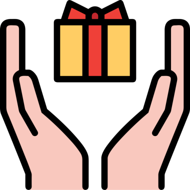 Hediye Kutusu Simgesi Simgesi PNG Yüksek Çözünürlük Şeffaf Arkaplan Vektörü İllüstrasyonu Doğum Günü Yıldönümü Yıldönümü Hediye Paketi Düz Tasarım Dijital Sanat Grafik İndirmesi