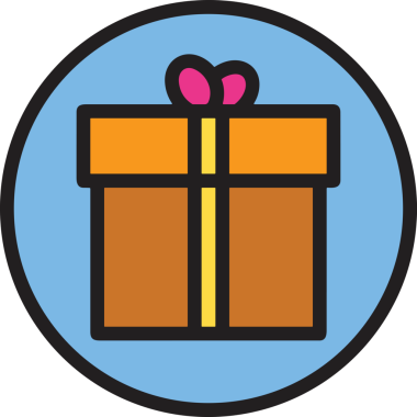 Hediye Kutusu Simgesi Simgesi PNG Yüksek Çözünürlük Şeffaf Arkaplan Vektörü İllüstrasyonu Doğum Günü Yıldönümü Yıldönümü Hediye Paketi Düz Tasarım Dijital Sanat Grafik İndirmesi