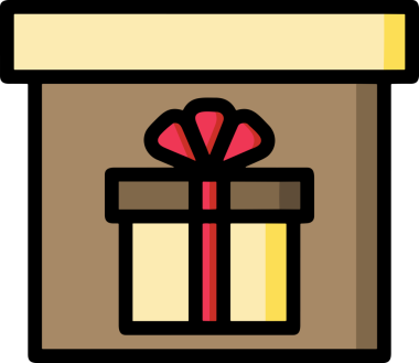 Hediye Kutusu Simgesi Simgesi PNG Yüksek Çözünürlük Şeffaf Arkaplan Vektörü İllüstrasyonu Doğum Günü Yıldönümü Yıldönümü Hediye Paketi Düz Tasarım Dijital Sanat Grafik İndirmesi