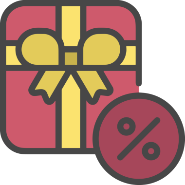 Hediye Kutusu Simgesi Simgesi PNG Yüksek Çözünürlük Şeffaf Arkaplan Vektörü İllüstrasyonu Doğum Günü Yıldönümü Yıldönümü Hediye Paketi Düz Tasarım Dijital Sanat Grafik İndirmesi