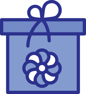 Hediye Kutusu Simgesi Simgesi PNG Yüksek Çözünürlük Şeffaf Arkaplan Vektörü İllüstrasyonu Doğum Günü Yıldönümü Yıldönümü Hediye Paketi Düz Tasarım Dijital Sanat Grafik İndirmesi