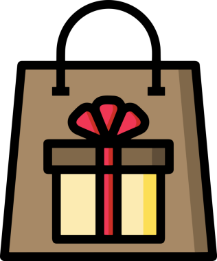 Hediye Kutusu Simgesi Simgesi PNG Yüksek Çözünürlük Şeffaf Arkaplan Vektörü İllüstrasyonu Doğum Günü Yıldönümü Yıldönümü Hediye Paketi Düz Tasarım Dijital Sanat Grafik İndirmesi