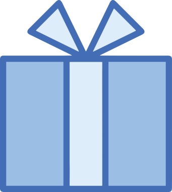 Hediye Kutusu Simgesi Simgesi PNG Yüksek Çözünürlük Şeffaf Arkaplan Vektörü İllüstrasyonu Doğum Günü Yıldönümü Yıldönümü Hediye Paketi Düz Tasarım Dijital Sanat Grafik İndirmesi