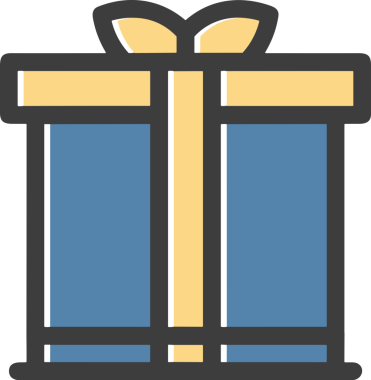 Hediye Kutusu Simgesi Simgesi PNG Yüksek Çözünürlük Şeffaf Arkaplan Vektörü İllüstrasyonu Doğum Günü Yıldönümü Yıldönümü Hediye Paketi Düz Tasarım Dijital Sanat Grafik İndirmesi