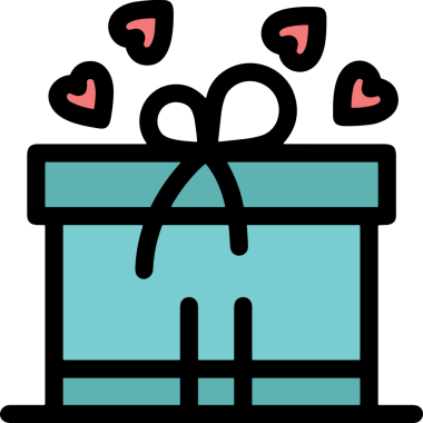 Hediye Kutusu Simgesi Simgesi PNG Yüksek Çözünürlük Şeffaf Arkaplan Vektörü İllüstrasyonu Doğum Günü Yıldönümü Yıldönümü Hediye Paketi Düz Tasarım Dijital Sanat Grafik İndirmesi