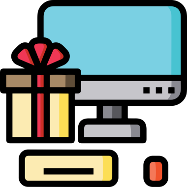 Hediye Kutusu Simgesi Simgesi PNG Yüksek Çözünürlük Şeffaf Arkaplan Vektörü İllüstrasyonu Doğum Günü Yıldönümü Yıldönümü Hediye Paketi Düz Tasarım Dijital Sanat Grafik İndirmesi