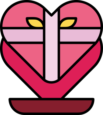 Hediye Kutusu Simgesi Simgesi PNG Yüksek Çözünürlük Şeffaf Arkaplan Vektörü İllüstrasyonu Doğum Günü Yıldönümü Yıldönümü Hediye Paketi Düz Tasarım Dijital Sanat Grafik İndirmesi