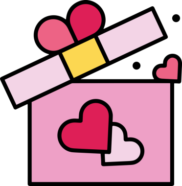 Hediye Kutusu Simgesi Simgesi PNG Yüksek Çözünürlük Şeffaf Arkaplan Vektörü İllüstrasyonu Doğum Günü Yıldönümü Yıldönümü Hediye Paketi Düz Tasarım Dijital Sanat Grafik İndirmesi