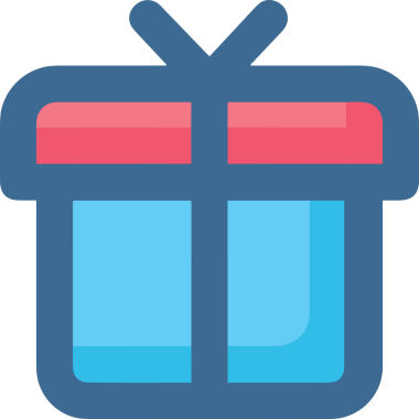 Hediye Kutusu Simgesi Simgesi PNG Yüksek Çözünürlük Şeffaf Arkaplan Vektörü İllüstrasyonu Doğum Günü Yıldönümü Yıldönümü Hediye Paketi Düz Tasarım Dijital Sanat Grafik İndirmesi