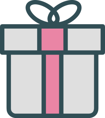 Hediye Kutusu Simgesi Simgesi PNG Yüksek Çözünürlük Şeffaf Arkaplan Vektörü İllüstrasyonu Doğum Günü Yıldönümü Yıldönümü Hediye Paketi Düz Tasarım Dijital Sanat Grafik İndirmesi