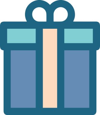 Hediye Kutusu Simgesi Simgesi PNG Yüksek Çözünürlük Şeffaf Arkaplan Vektörü İllüstrasyonu Doğum Günü Yıldönümü Yıldönümü Hediye Paketi Düz Tasarım Dijital Sanat Grafik İndirmesi