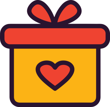 Hediye Kutusu Simgesi Simgesi PNG Yüksek Çözünürlük Şeffaf Arkaplan Vektörü İllüstrasyonu Doğum Günü Yıldönümü Yıldönümü Hediye Paketi Düz Tasarım Dijital Sanat Grafik İndirmesi