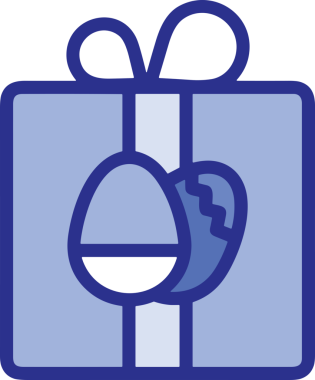 Hediye Kutusu Simgesi Simgesi PNG Yüksek Çözünürlük Şeffaf Arkaplan Vektörü İllüstrasyonu Doğum Günü Yıldönümü Yıldönümü Hediye Paketi Düz Tasarım Dijital Sanat Grafik İndirmesi