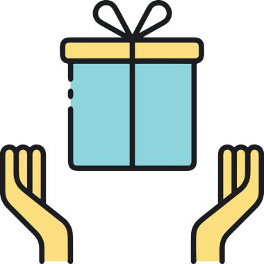 Hediye Kutusu Simgesi Simgesi PNG Yüksek Çözünürlük Şeffaf Arkaplan Vektörü İllüstrasyonu Doğum Günü Yıldönümü Yıldönümü Hediye Paketi Düz Tasarım Dijital Sanat Grafik İndirmesi