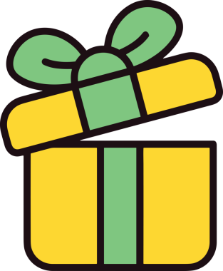 Hediye Kutusu Simgesi Simgesi PNG Yüksek Çözünürlük Şeffaf Arkaplan Vektörü İllüstrasyonu Doğum Günü Yıldönümü Yıldönümü Hediye Paketi Düz Tasarım Dijital Sanat Grafik İndirmesi